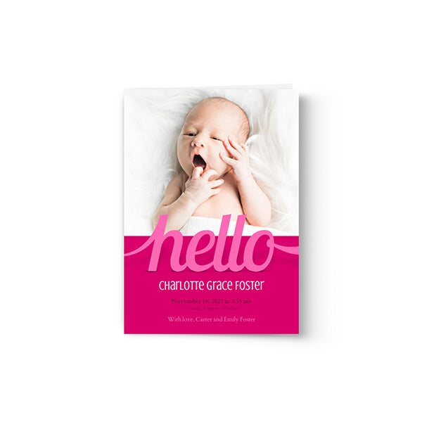 Cards - Birth Announcement
