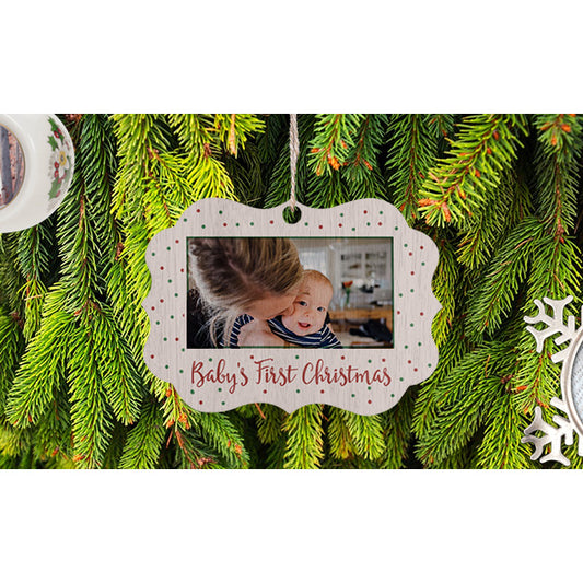 Scalloped  Ornament